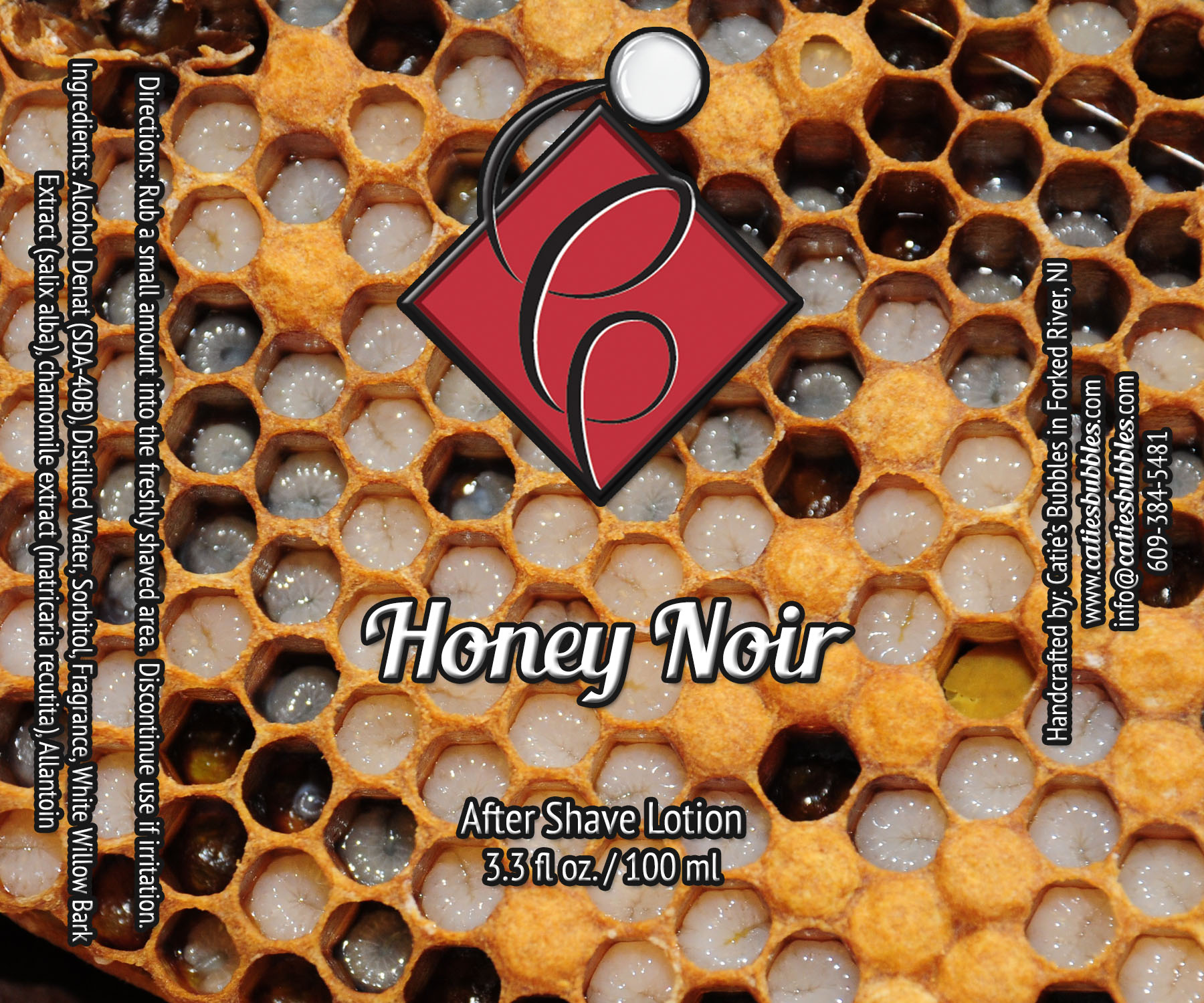 Honey Noir After Shave Lotion