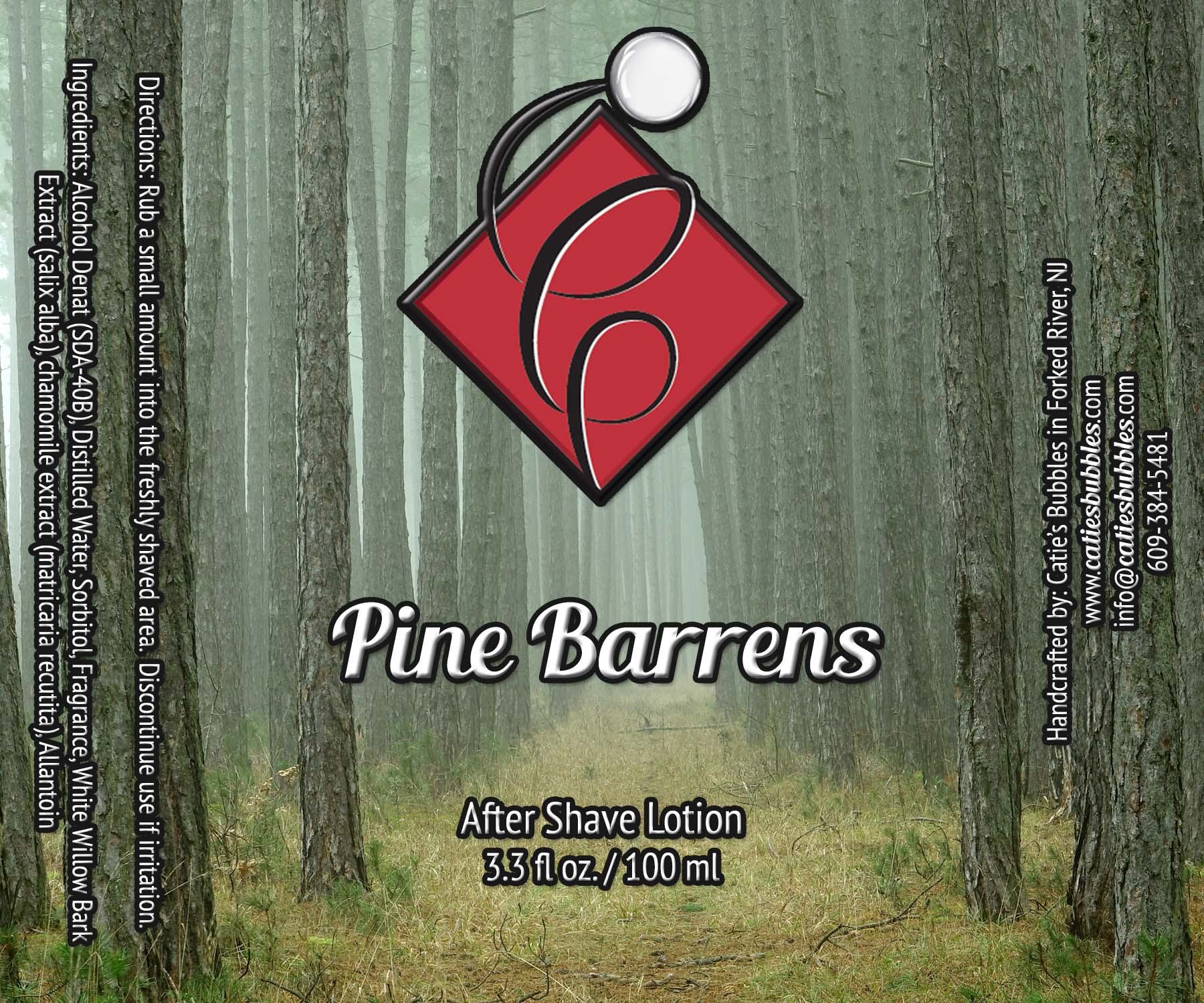 Pine Barrens After Shave Lotion