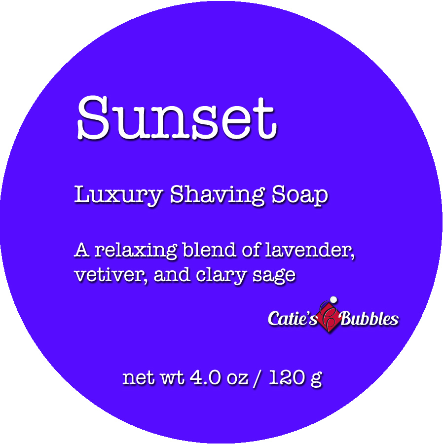 Sunset Luxury Shaving Soap